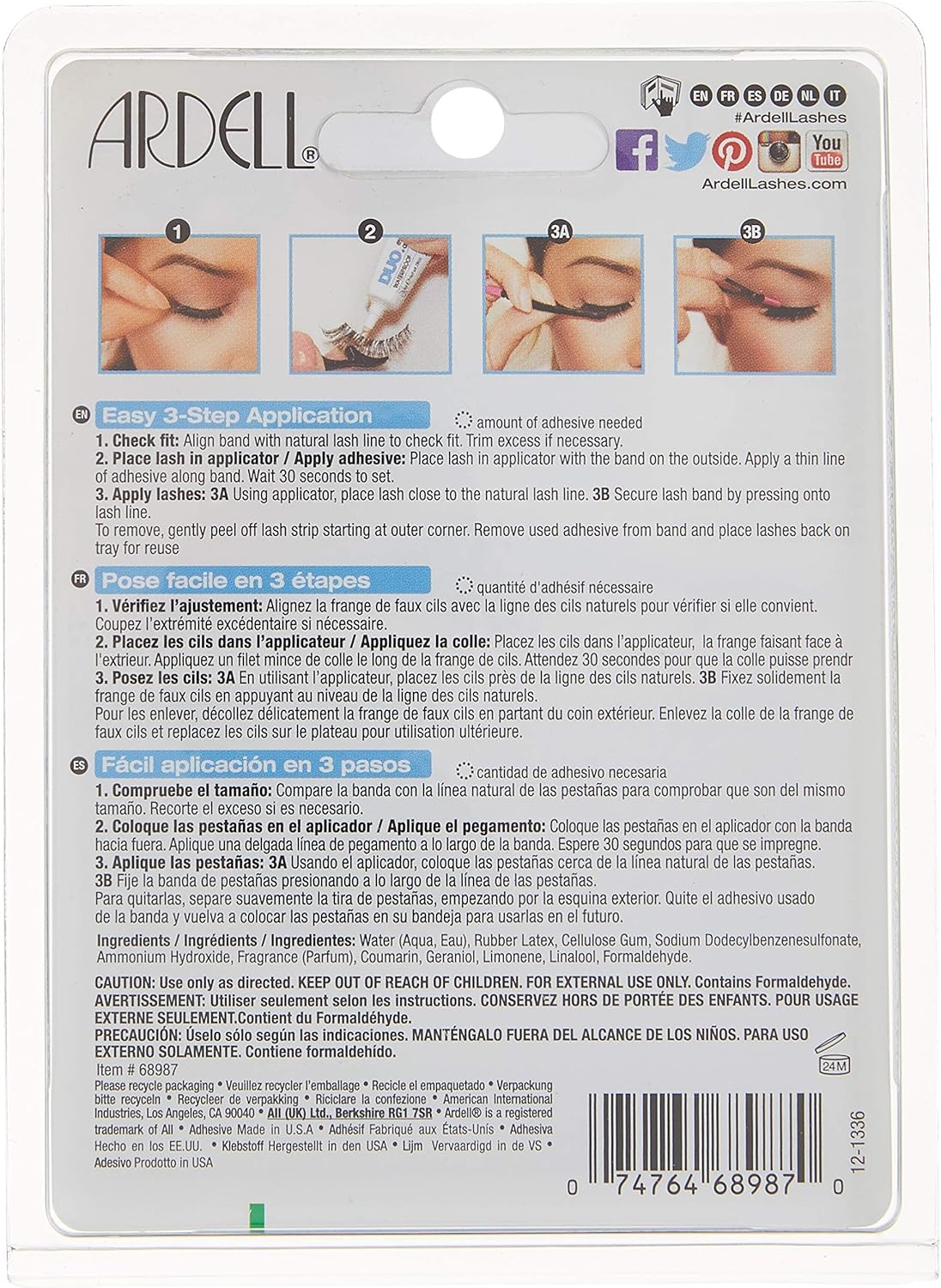 Ardell Fashion Lashes Deluxe Pack with Duo Adhesive - 105 Black-074764689870-LR-296774-4-LR eShop