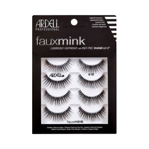 Ardell Faux Mink Lashes - 812 Black, 4 count-074764674111-LR-329914-1-LR eShop