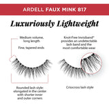 Ardell Faux Mink Lashes - 817 Black, 4 count-074764675071-LR-329913-6-LR eShop