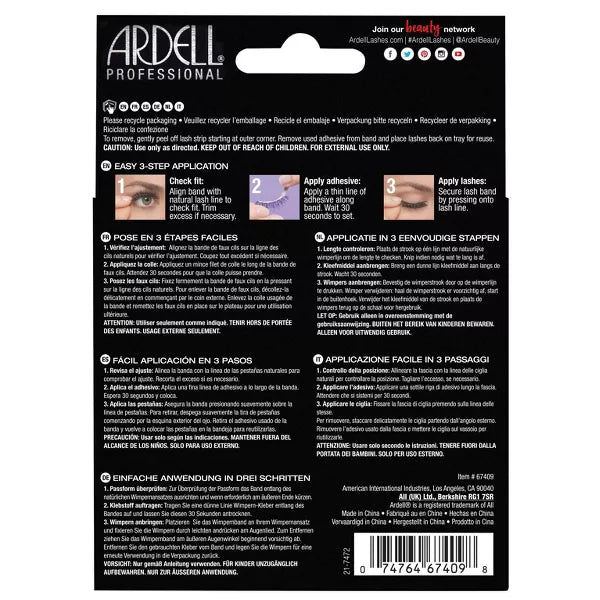 Ardell Faux Mink Lashes - Wispies, 4 count-074764674098-LR-329545-4-LR eShop