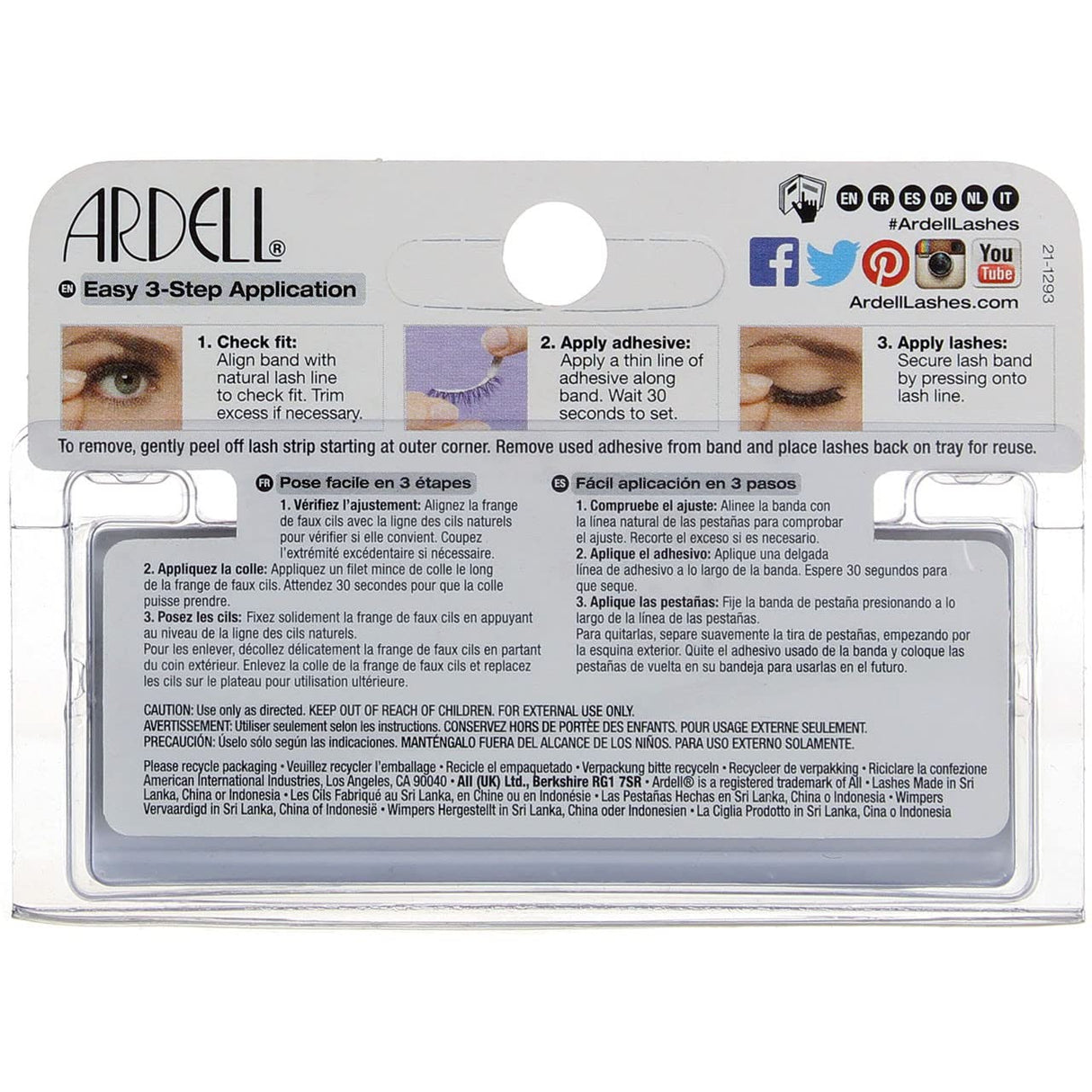 Ardell Glamour Lashes - 101 Demi Black-074764601100-LR-138544-2-LR eShop