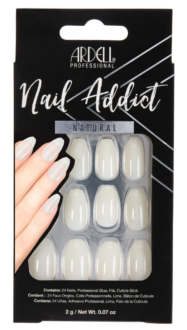Ardell Nail Addict False Nails - Natural Ballerina-074764615527-LR-361328-1-LR eShop