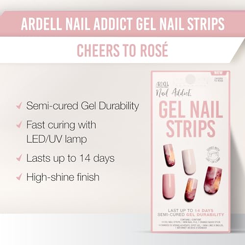 Ardell Nail Addict Gel Nail Strips Set - Cheers to Rosé-074764379993-LR-356609-5-LR eShop