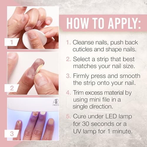 Ardell Nail Addict Gel Nail Strips Set - Cheers to Rosé-074764379993-LR-356609-7-LR eShop