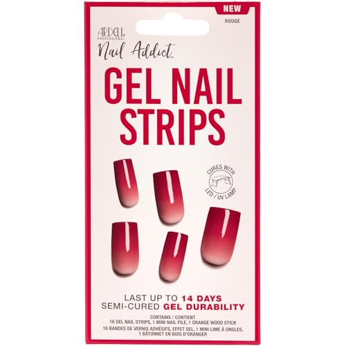 Ardell Nail Addict Gel Nail Strips Set - Rouge-074764379115-LR-356583-1-LR eShop