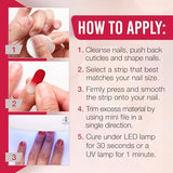 Ardell Nail Addict Gel Nail Strips Set - Rouge-074764379115-LR-356583-8-LR eShop