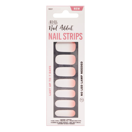 Ardell Nail Addict Long-Lasting Nail Strips Set - Rosy-074764378965-LR-356568-1-LR eShop