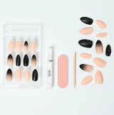Ardell Nail Addict Premium Artificial Nail Set - Black Stud & Pink Ombre-074764758866-LR-338506-3-LR eShop