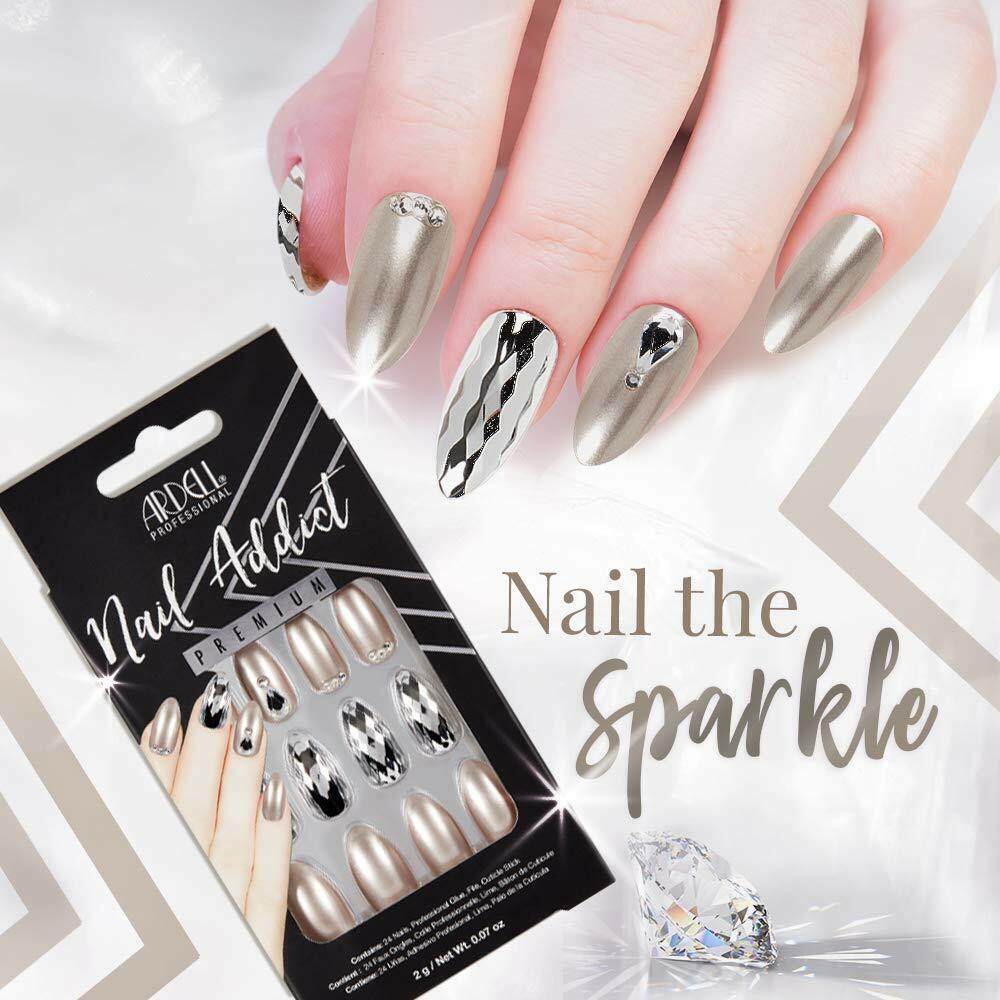Ardell Nail Addict Premium Artificial Nail Set - Champagne Ice-074764621153-LR-338496-4-LR eShop