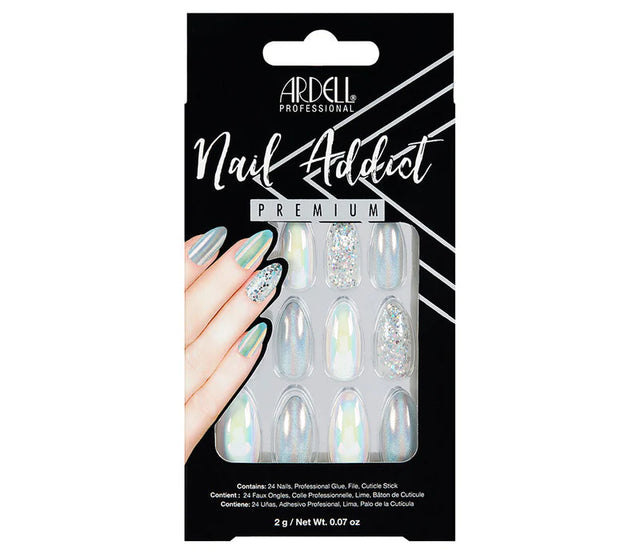 Ardell Nail Addict Premium Artificial Nail Set - Holographic Glitter-074764758897-LR-338509-1-LR eShop