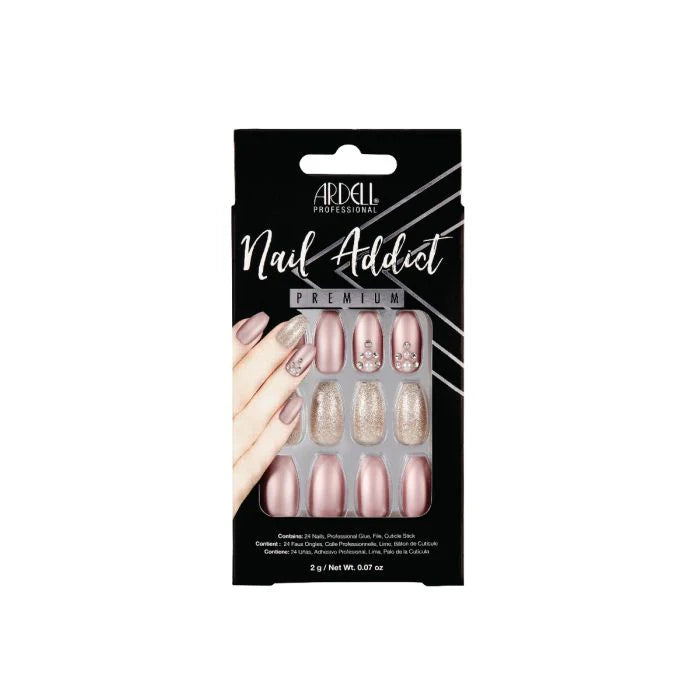 Ardell Nail Addict Premium Artificial Nail Set - Metallic Lilac Pearl-074764621115-LR-338497-1-LR eShop