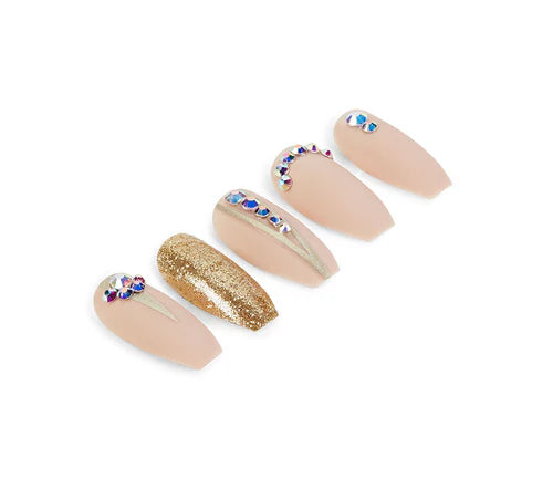Ardell Nail Addict Premium Artificial Nail Set - Nude Jeweled-074764758927-LR-338511-2-LR eShop