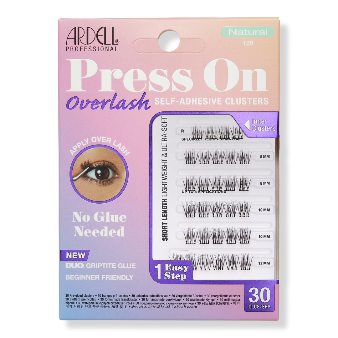 Ardell Press On Overlash Self-Adhesive Clusters - Natural 120, 30 clusters-074764384829-LR-360484-1-LR eShop