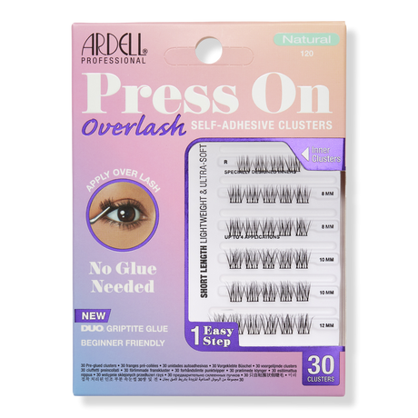 Ardell Press On Overlash Self-Adhesive Clusters - Natural 120, 30 clusters-074764384829-LR-360484-1-LR eShop