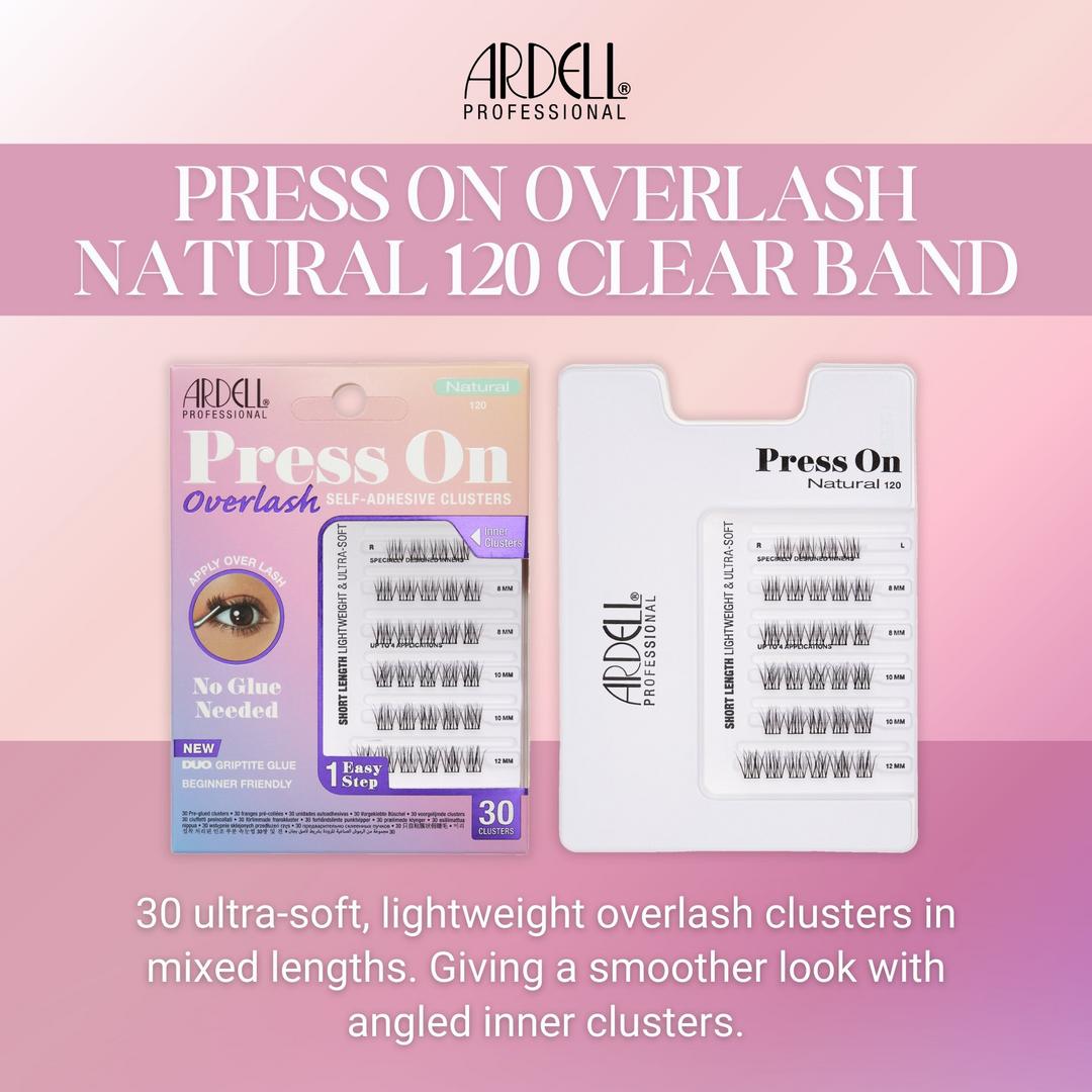 Ardell Press On Overlash Self-Adhesive Clusters - Natural 120, 30 clusters-074764384829-LR-360484-4-LR eShop