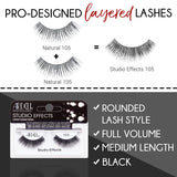 Ardell Studio Effect Lashes - 105 Black-074764652478-LR-294080-5-LR eShop