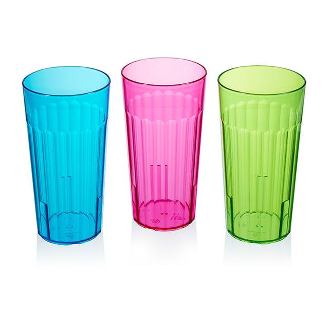 Arrow Rainbow Plastic Tumblers - Assorted, 30 oz-070652001113-LR-222866-1-LR eShop