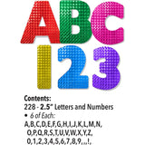 ArtSkills 2.5" Paper Poster Letters and Numbers - Holographic, 228 count-672125014448-LR-317736-3-LR eShop