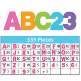 ArtSkills 2.5" Paper Poster Letters and Numbers - Multicolored, 335 count-672125014646-LR-317739-2-LR eShop