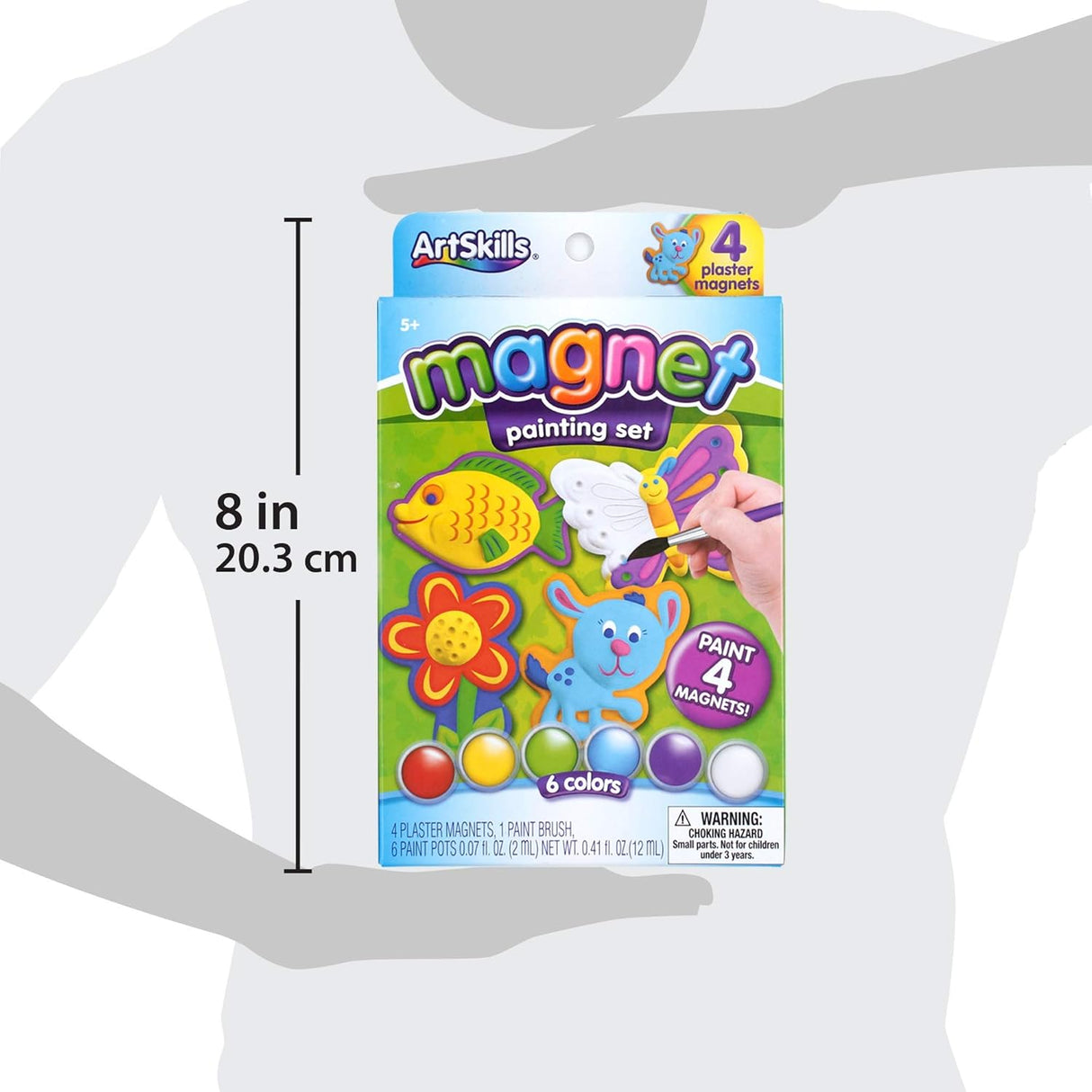 ArtSkills Paint Your Own Magnets Arts and Crafts Kit-672125101148-LR-355429-3-LR eShop