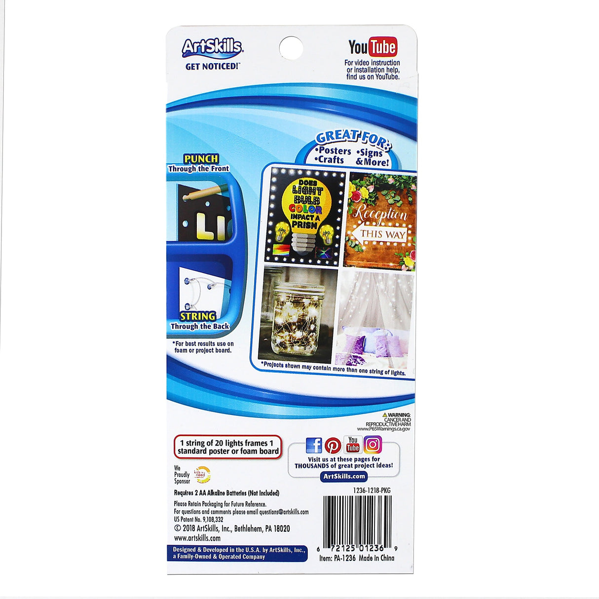 ArtSkills Poster Lights - White-672125012369-LR-273330-2-LR eShop