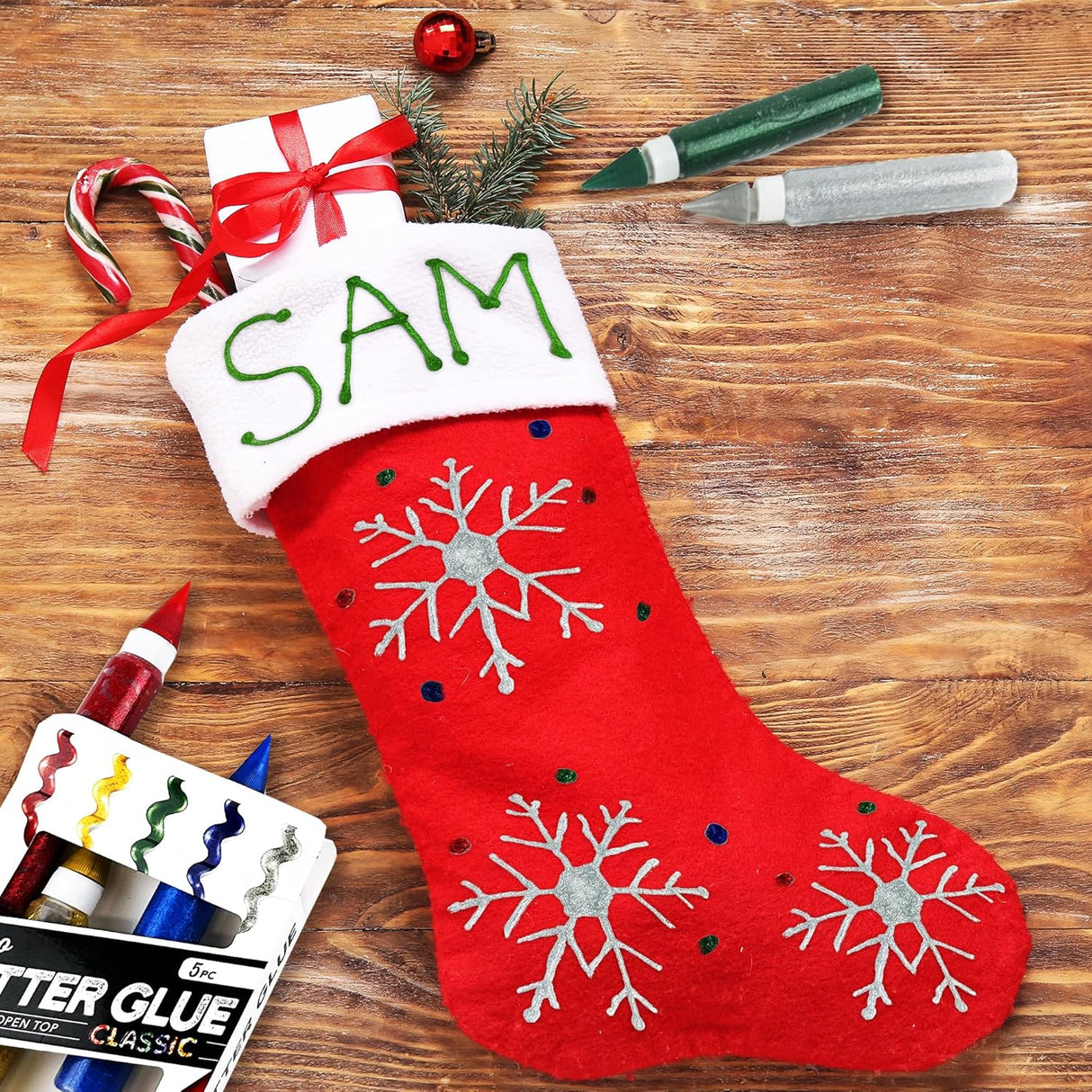 ArtSkills Puffy Classic Jumbo Rainbow Glitter Glue Pens, 5 count-672125013281-LR-189506-7-LR eShop