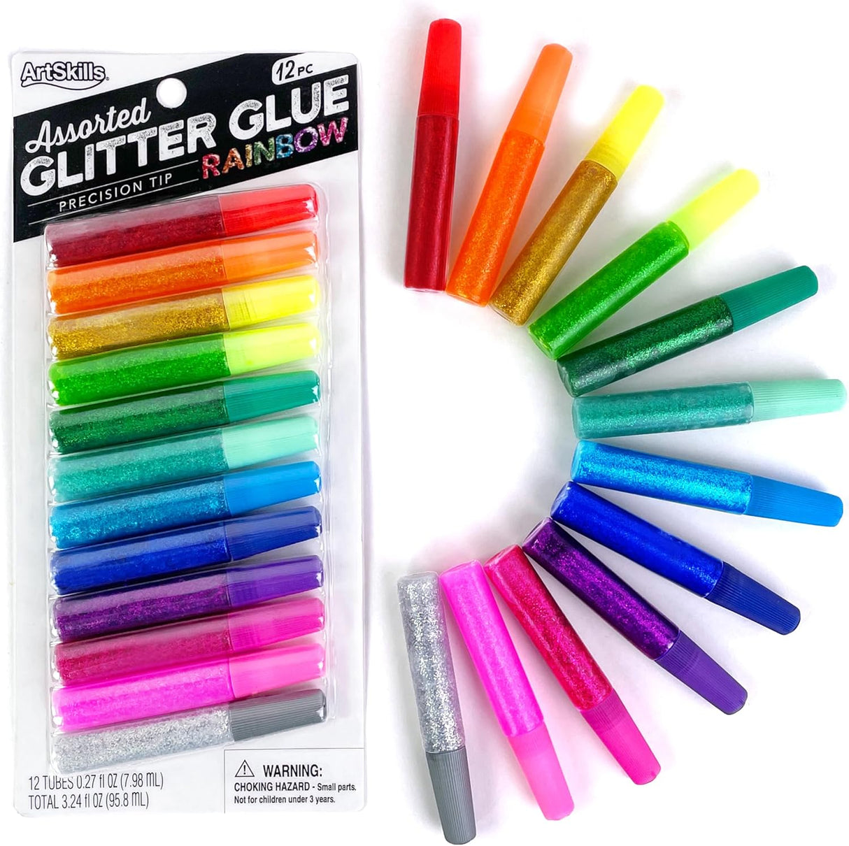 Artskills Rainbow Puffy Glitter Glue Pens, 12 Count-672125101322-LR-349753-1-LR eShop