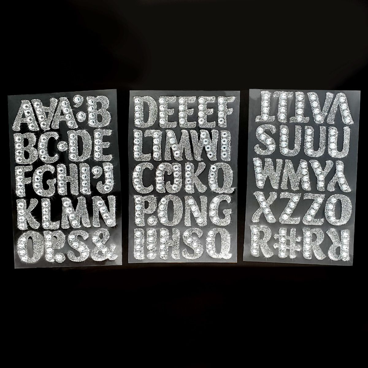 Artskills Silver Glitter Gem Letter Stickers, 72 Count-672125049792-LR-349754-4-LR eShop