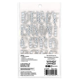Artskills Silver Glitter Gem Letter Stickers, 72 Count-672125049792-LR-349754-5-LR eShop