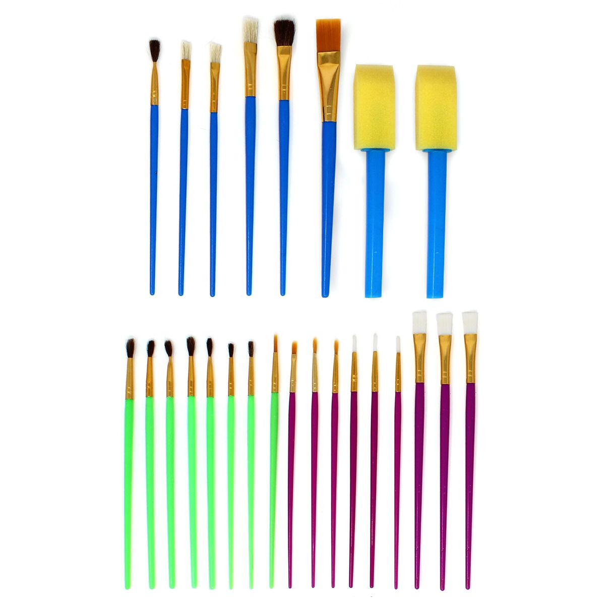 ArtSkills Versatile Artist Paint Brushes - Assorted Brushes, 25 count-672125019863-LR-317742-2-LR eShop