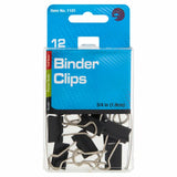 Ava .75" Binder Clips - Black, 12 count-813245011522-LR-324218-1-LR eShop