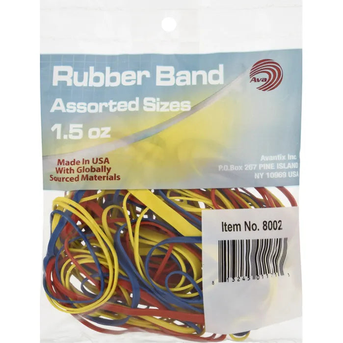 Ava Assorted Size & Color Rubber Bands, 1.5 oz-813245011713-LR-354346-1-LR eShop