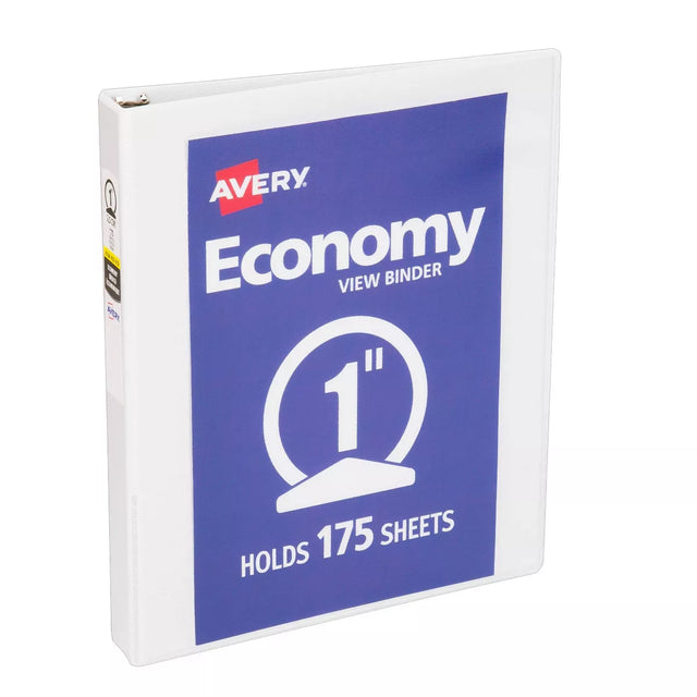 Avery 1" Economy View Binder - White-077711057609-LR-340682-1-LR eShop