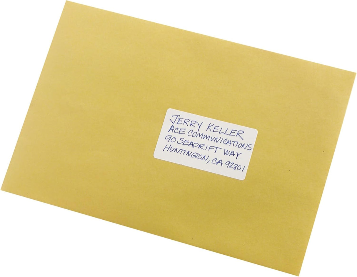 Avery All Purpose Labels, 1.5" x 2.75" - White, 76 count-072782061173-LR-25379-2-LR eShop