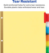Avery Big Tab Insertable Dividers - Assorted, 8 count-072782111113-LR-206512-2-LR eShop