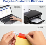 Avery Big Tab Insertable Dividers - Assorted, 8 count-072782111113-LR-206512-3-LR eShop