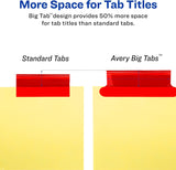 Avery Big Tab Insertable Dividers - Assorted, 8 count-072782111113-LR-206512-5-LR eShop