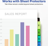 Avery Big Tab Insertable Dividers - Assorted, 8 count-072782119034-LR-324207-3-LR eShop