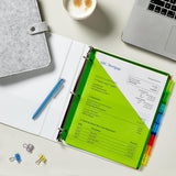 Avery Big Tab Insertable Dividers - Assorted, 8 count-072782119034-LR-324207-9-LR eShop