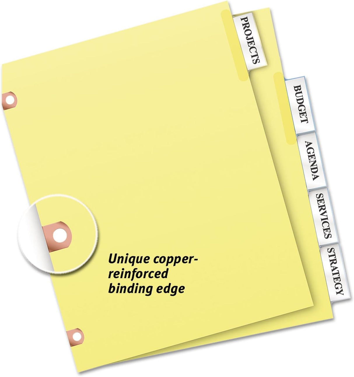 Avery Big Tab Insertable Dividers - Clear, 5 count-072782232818-LR-324211-3-LR eShop