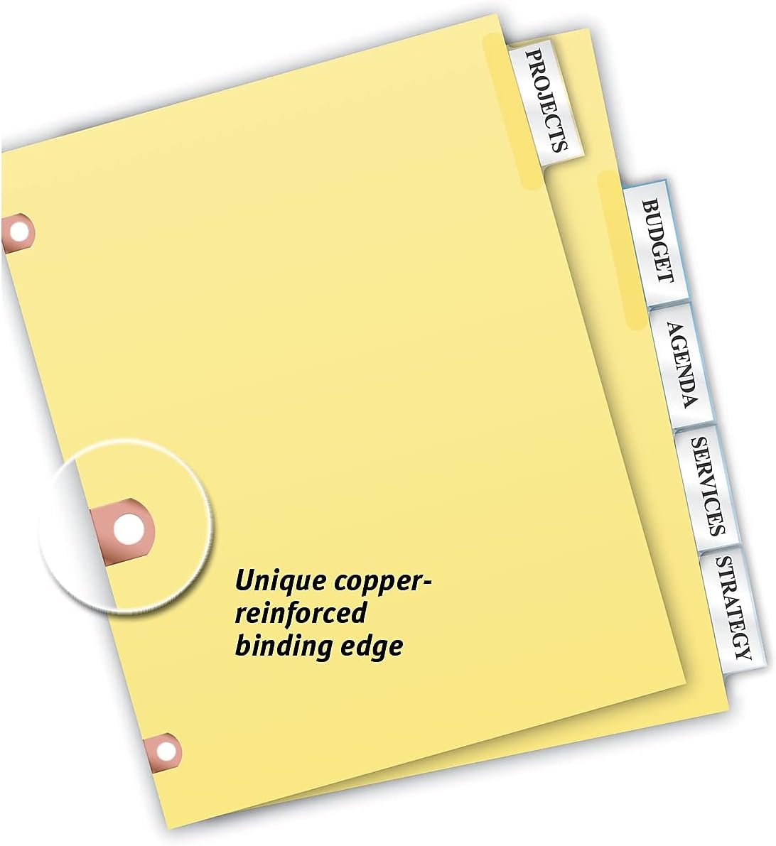 Avery Big Tab Insertable Dividers - Clear, 5 count-072782232818-LR-324211-7-LR eShop