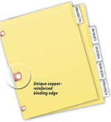 Avery Big Tab Insertable Dividers - Clear, 5 count-072782232818-LR-324211-7-LR eShop