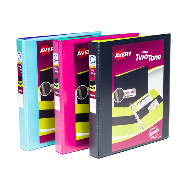 Avery Durable 1" Two-Tone Binder - Assorted-077711171916-LR-336536-1-LR eShop