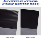 Avery Heavy-Duty 1" View Binder With One Touch Slant Rings - Assorted-077711798304-LR-336535-10-LR eShop