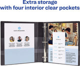 Avery Heavy-Duty 1" View Binder With One Touch Slant Rings - Assorted-077711798304-LR-336535-8-LR eShop