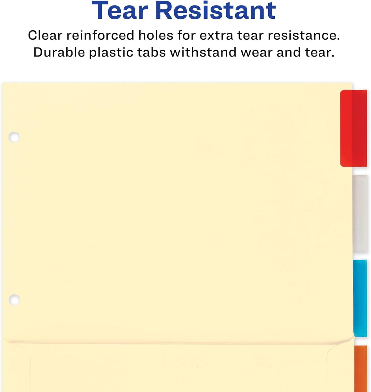 Avery Insertable Pocket Dividers - Assorted, 5 count-072782810092-LR-144732-7-LR eShop