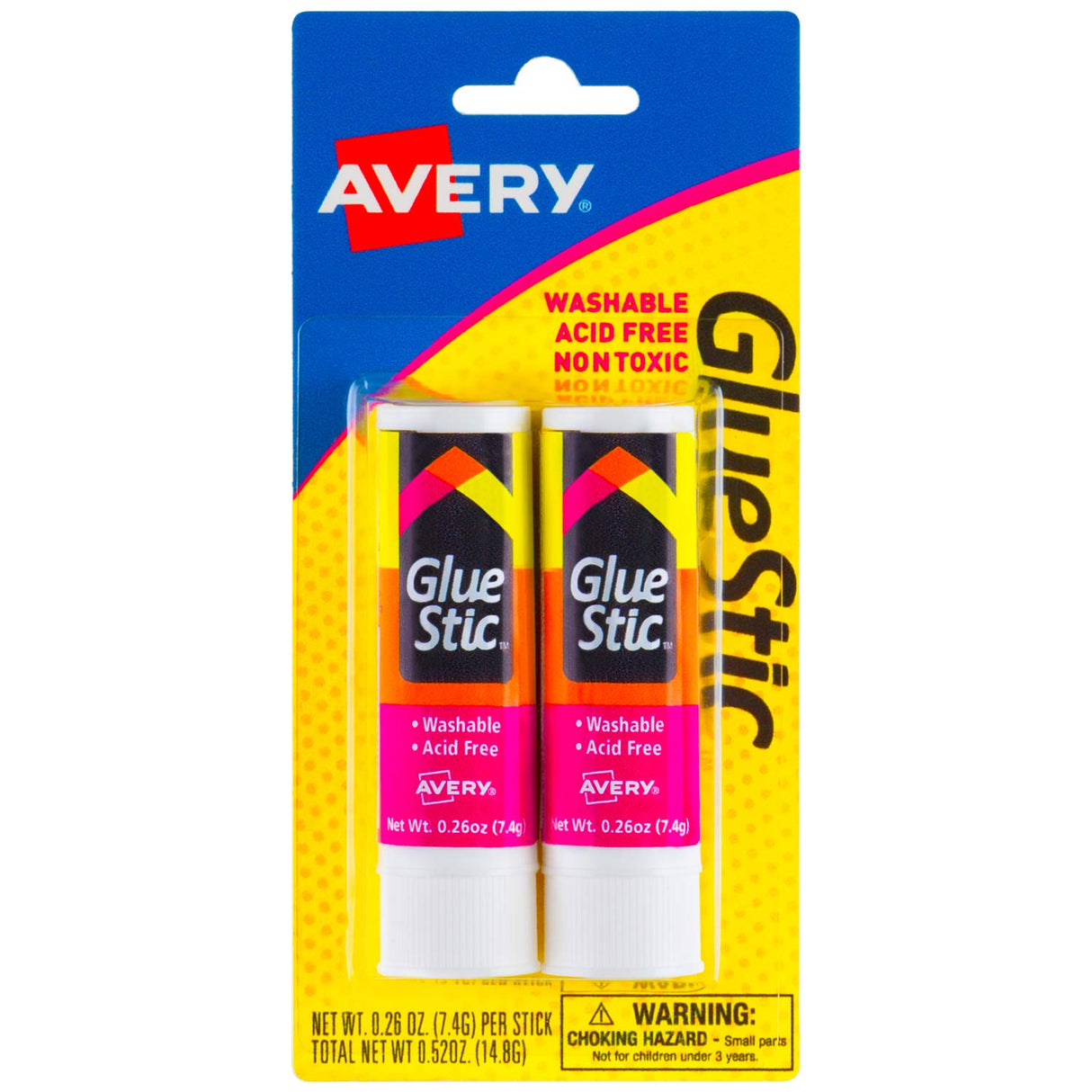 Avery Permanent Glue Stic - White, 2 count-071709001711-LR-137424-1-LR eShop