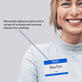 Avery Self-Adhesive Name Badge Labels - Blue and White, 25 count-072782061753-LR-104229-3-LR eShop