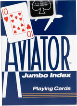 AVIATOR Playing Cards - Jumbo Index, Assorted Colors-073854009178-LR-145262-1-LR eShop