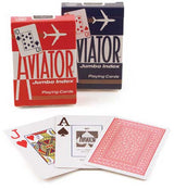 AVIATOR Playing Cards - Jumbo Index, Assorted Colors-073854009178-LR-145262-4-LR eShop